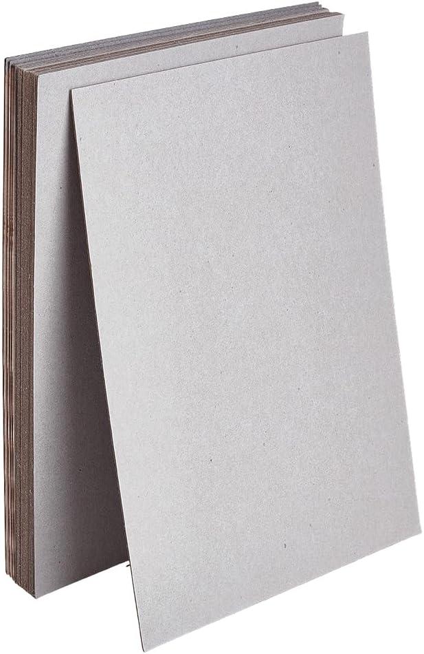 OLYCRAFT 20Pcs Chipboard Sheets 8.3x11.6 Inch 60PT(Point) Heavy Weight Paper Cardboard DIY Craft Bookboard Binders Board for Book Binding Cover Ablum Cover Box Card Making - 1.5mm Thick