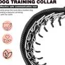 Martingale No Pull Dog Collar for Large Medium Small Dogs, Heavy Duty Nylon Adjustable Reflective Anti Pull Slip Collar with Buckle for Training Walking Hunting, M, Black