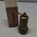 Handmade Decorative Black Pepper Grinder, Refillable Turkish Spice Mill Manual Pepper Mill with Handle, Spice Grinder Metal with Hand Crank 11 cm-4.3 inch (Copper)