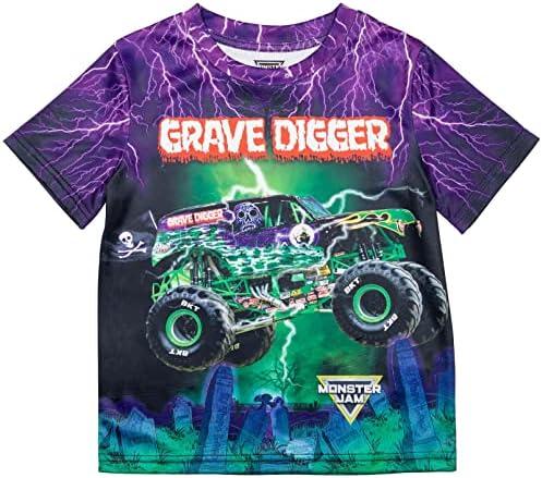 Monster Jam Matching Family Athletic T-Shirt, Size 3T