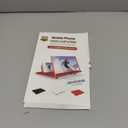 12" Mobile Phone Magnifier Projector Screen, 3D HD Screen Magnifier for Cell Phone, Foldable Magnifying Projector Screen Stand for Movies, Videos & Gaming Compatible with All Phones (Black, 12inch)