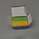 50 Pack "C" Channel Magnetic Label Holders 1x3 with 100 White Card Inserts, 50 Clear Plastic Protectors and Bonus 20 Colorful Cardstock Inserts in Blue, Green, Yellow and Red - Double-Sided Cards