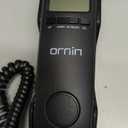 T112 Trimline Corded Telephone with Caller ID(Black)