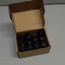 Set of 24, 15646250 Wheel Lug Nut Cap Black Plastic Covers Thread M27X2.0 for Sliverado Sierra 1500 Yukon Avalanche Suburban Express 1500 C1500 K1500 Escalade Traverse Yukon Dual Thread Lug Nuts