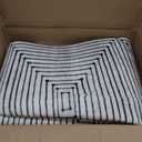 Rugshop Bohemian Stripes Non-Slip Washable Runner Rug Beige 2' x 10'
