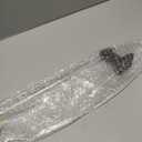 Amerock BH36064CMB | Clear/Matte Black Towel Bar | 24 in (610 mm) Towel Rack | Glacio | Bathroom Towel Holder | Bathroom Hardware | Bath Accessories