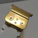 KEMEI 2293 Professional Hair/Beard Trimmer for Men Zero Gapped Hair Clippers for Barber with T Blade, Cordless Rechargeable, Silvery