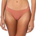 Roxy Womens Bikini Bottom  Stretch Swimwear, UPF+50, Eco-Friendly Fabric, Pool, Surf, Swim, Beachwear (Large, Coral)