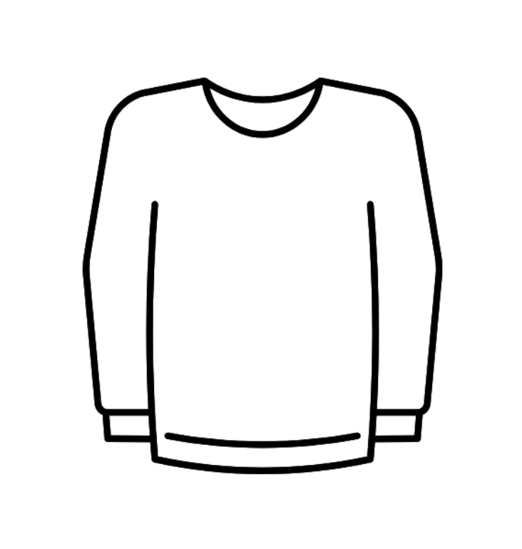 Men's Long Sleeve Shirt 2ct (Navy Blue / Grey) Size L