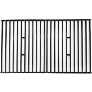 Direct store Parts DC112 set of 2 Cast iron Cooking Grid Grates (15" x 12 3/4" Each) Replacement for Broil King 9453-54, 9453-57, 9453-64, 9865-54, 9453-67, Broil-Mate, Silver Chef, Sterling Gas Grill