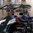 ATV Gun Rack, Double Tier Hunting Tool Shovel Mount Holder Heavy Duty Roll Bar Gun Rack for Truck, ATV, UTV, RV, Snowmobile, Golf Cart Side By Side Accessories