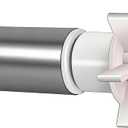 Submersible Pump Rotor Impeller with Shaft and Bearing,Impeller Replacement,Impeller Replacement for 500 gal Pump Compatible with Intex Pure Spa 401m/403m/ Wayfair MSpa