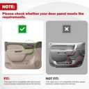 Tutor Auto 926-740 Door Armrest Compatible with 2010-2014 Chevy Silverado, Avalanche, Suburban, Tahoe, GMC Sierra, Yukon, Front Right Passenger Side Handle Above Arm Rest, Gray