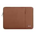 MOSISO Laptop Case 15 inch, 15 inch Laptop Sleeve Compatible with MacBook Air M5 A3448 M4 A3241 M3 A3114 M2 A2941 2026-2023, Dell XPS, Polyester Vertical Computer Sleeve Bag with Pocket, Caramel Brown