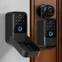 Waterproof Smart Key Lock Box for Outdoor, Works with TTLock App, Wall Mount & Shackle Key Safe for Airbnb, Realtors & Home Sharing