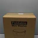 Portable Washing Machine 15L, Mini Washer with 4 Modes and Spin Basket, Large Capacity Laundry Washer Deep Cleaning for Underwear,Baby Clothes, Foldable Washing Machine for Apartments,Camping,Travel