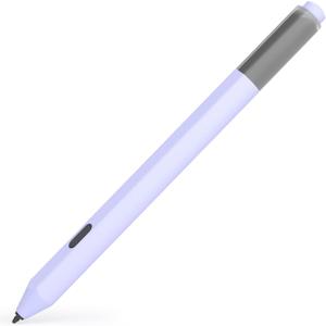 AZF Silicone Case Compatible with Amazon Stylus Pen Case, Non-Slip Soft Silicone Cover Sleeve for Fire Max 11 (2023) & Amazon Fire HD 10, (13th Gen, 2023) Tablets Stylus Pen case. (Lavender Purple)
