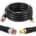 XRDS -RF KMR400 SMA to N Cable 10ft, N-Male to SMA-Male Connector Low Loss Extension Cable 50 Ohm SMA Cable for 3G/4G/5G/LTE/ADS-B/Ham/GPS/WiFi/RF Radio to Antenna Use