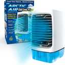 Arctic Air Chill Zone XL Evaporative Cooler with Oscillating Fan, Auto-Off Timer, Portable Fan with 4 Adjustable Speeds, 16-Hour Cooling Fan for Bedroom, Living Room, Office & More,White
