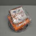 Graduation Party Supplies Dinnerware Set orange Disposable dinner paper plates dessert paper plates and Napkins for Congrats Grad Party Decorations, Serve 50