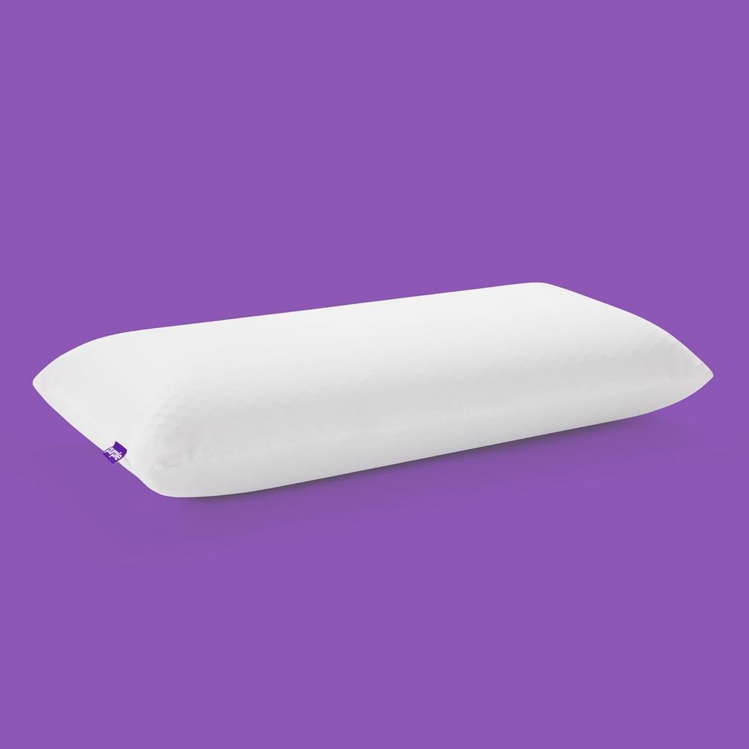 Purple Harmony Pillow - King Tall, Greatest Pillow Ever Invented, 360 Hex Grid & Talalay Latex Core - No Pressure Support, Stays Cool, Luxurious Comfort