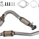 KAC Catalytic Converter Fit for 2010-2014 Equinox/Terrain 2.4L, 2012-2015 Captiva Sport 2.4L Catalytic Converter Kit Direct-Fit Automotive Replacement OEM 642042, 644015 (EPA Compliant)