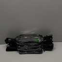 5 anywhere belt bag, clear, black strap