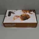 LUFG Bathroom Faucets Brushed Nickel Waterfall Bathroom Sink Faucet Modern Single Handle Bathroom Faucet for 1 or 3 Hole Mxier Tap Washbasin Faucet with Deck, Popup Drain and Supply Hoses