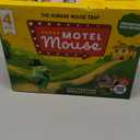 Motel Mouse Humane Mouse Traps No Kill Live Catch and Release 4 Pack - Reusable, Easy to Use & Clean, No Touch Release, Sensitive Includes Cleaning Brush, Instruction Manual & Video - Mousetrap Indoor (Regular Green)