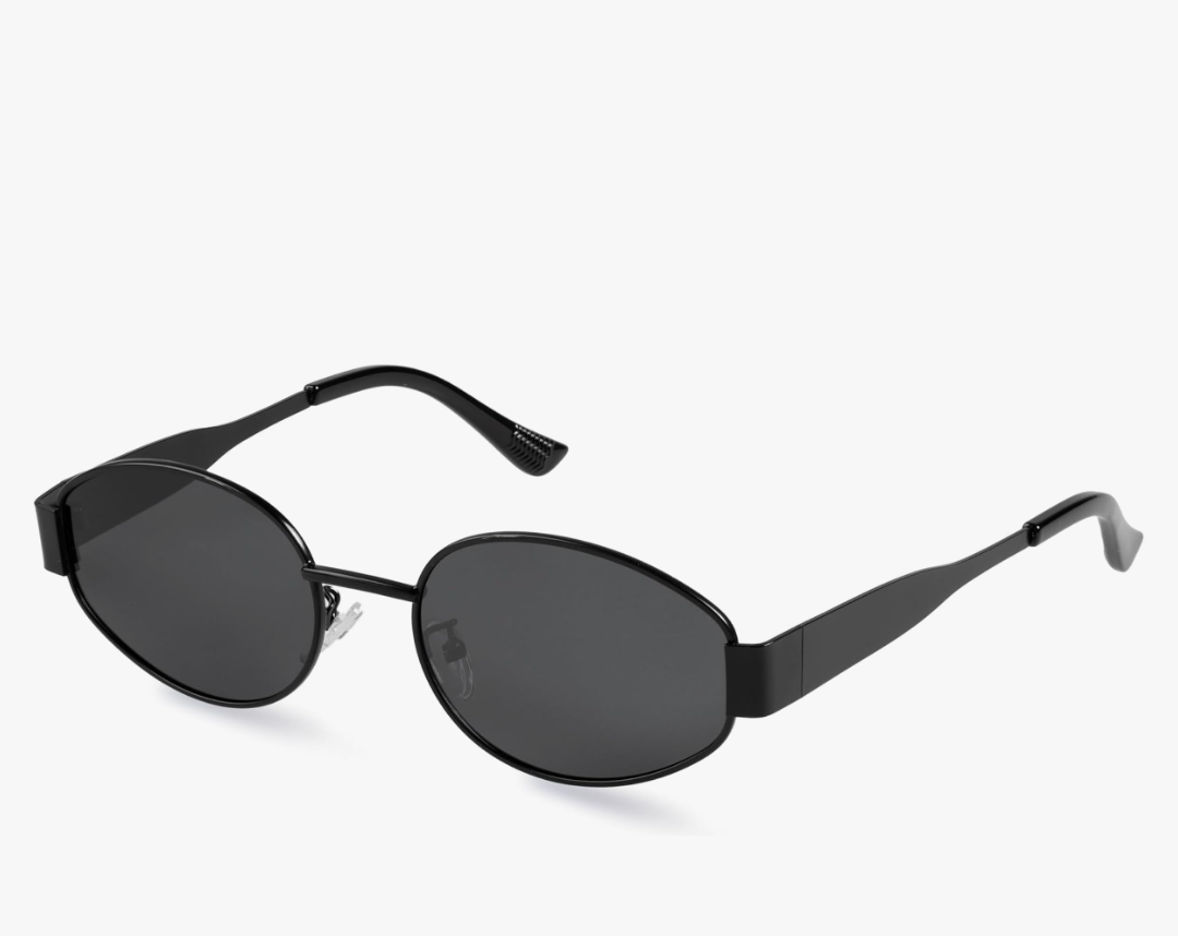 livho 2025 Trendy Oval Sunglasses - Stylish Polarized Shades for Everyday - Retro Metal Frames