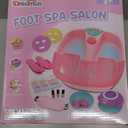 Kids Foot Spa & Nail Kit  Kids Spa Day Kit for Girls with Mask Foot Bath and Nail Dryer  Manicures Pedicure Toy Kit Nails Art Salon Girl Stuff  Christmas Birthday Gifts for 6 7 8 9 1012 Year Old