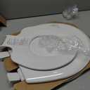Mayfair NextStep2 Toilet Seat with Built-In Potty Training Seat, Slow-Close, Removable that will Never Loosen, Round, White