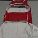 KYEESE Dog Coat Warm Pet Winter Coat with Leash Hole Waterproof Dogs Jacket with Fleece Lined Soft Pet Sweater for Cold Weather Windproof Dog Puffer Coats for Small Dogs Thick Pets Clothes with Pocket (Medium, 01# Blue)