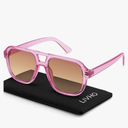 livho Trendy Polarized Square Aviator Sunglasses Women Men Square Eyewear Frame, Retro Sun Glasses for Women Men 2025 Shades