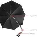 Tripod Umbrella 33 Inch, Blocks Rain & Sunlight for Outdoor Photography & Filming, Studio Shade Umbrella