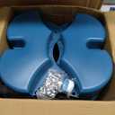 RELIY Pond Fountain Aerator, 1HP 110V 15000 GPH Fountain Pump, Fully Automatic Powerful Lake Floating Fountain, 100 FT Power Cord, 2x100 FT Traction Rope, Pond Fountains For Large Ponds (Black)