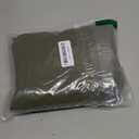 DeZerlor 12 Pack Olive Green Cotton Linen Napkins with Fringe Green Cloth Napkins Set of 12 Boho Handmade Dinner Table Napkins for Wedding Bridal Baby Shower Tea Party, 17 x 17 Inches