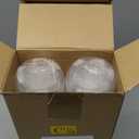 Ziliny 50 Pcs 16oz Clear Plastic Cups with Lids and Straws, Disposable Iced Coffee Drink Cups, Plastic Cup for Iced Coffee, Wine, Cocktail, Smoothie, Milkshake, Cold Beverage Party Catering Supplies