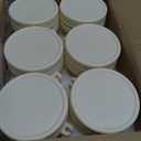 6 Pack Overnight Oats Containers with Lids and Spoons, 16 oz Glass Mason Overnight Oats Jars, Large Capacity Airtight Jars for Milk, Cereal, Fruit(Beige
