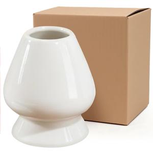 Matcha Whisk Holder, Ceramic Chasen Stand Tea Whisk Holder for Bamboo Matcha Chasen fit for Set Accessory, White