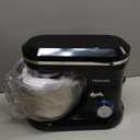 HOWORK Electric Stand Mixer, 10+p Speeds Kitchen Mixers With 6.5QT Stainless Steel Bowl, Dough Hook, Wire Whip & Beater for Most Home Cooks (Black)