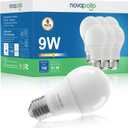 A19 LED Light Bulb, 60W Equivalent, Efficient 9W, 7 Year, 760 Lumens, Non-Dimmable, 5000K, Daylight White- 6 Pack