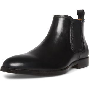 Steve Madden Men's Duke Dress Chelsea Boot, Black Leather, 11.5 M