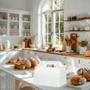 30 Pack 9x6x6 Large Gable Gift Boxes White Party Treat Boxes Disposable Lunch Box Togo for Treats Meals Cookies Favors Goodies Gifting Baked Goods