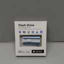 MFI Certified 512GB Flash Drive – Photo Stick and USB Stick Offers Photo/Video Storage, The External Storage Jump Drive is Compatible with iOS, Android, and Pc (Blue)(Available Space: ~484GB)