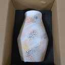 Rustic Farmhouse Ceramic Vase, 10 Inch