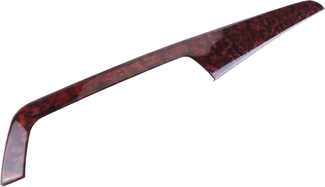 Plastic Agate Wood Grain Car Center Console Dashboard Cover Panel for 2012-2014 Mercedes Benz C Class C180 C250 C300 C63 Left Hand Drive Accessories Self-Adhesive Grain Center Dash Strip Trim