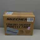 Skechers Memory Foam Car Seat Covers, Air Cool Mesh Thick Seat Covers,Car Seat Covers Front Seats Airbag Compatible, Automotive Comfort Protection for Most Cars,Van,Trucks, SUVs,Beige (Black and Beige)