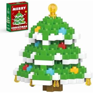 HGCYCF Christmas Tree Building Blocks Set Compatible with Lego Advent Calendar 2025 Stacking New Toys Holiday Present Box New Year Xmas Gifts for Kids for Boys & Girls and Adults, Set of 2
