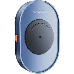 Vaydeer Undetectable Mouse Mover, M4 Mouse Jiggler Device with ON/Off Switch, Driver-Free Shaker Wiggler Mouse Movement Simulation for Computer Awakening, Gift Ideal for Men/Women (Navy Blue)